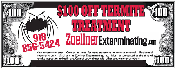 Zoellner Exterminating termite treatment